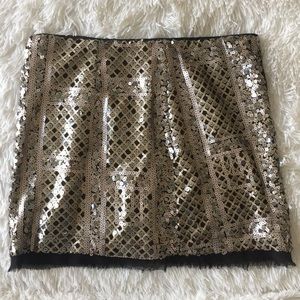 Sequin Mini Skirt